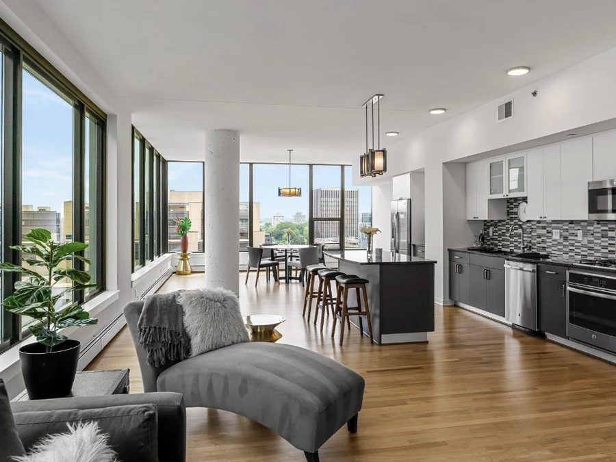 Interior photo of the condominium at 740 Portland Avenue #801 in Minneapolis, Minnesota
